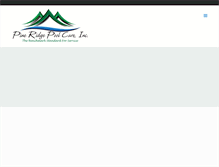 Tablet Screenshot of pineridgepoolcareinc.com